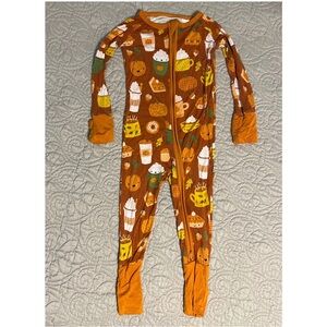 Little Sleepies Pumpkin Spice Zippy